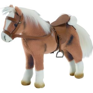 Peluche cheval marron Nao petit modèle Nattou