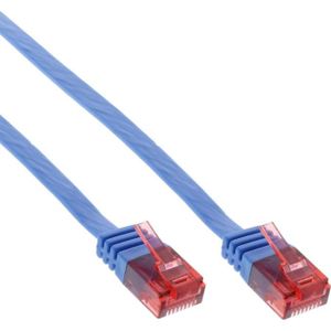 CÂBLE RÉSEAU  Câble patch réseau RJ45 plat InLine®, U/UTP, Cat.6