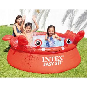 PATAUGEOIRE INTEX Piscine gonflable crabe heureux Easy Set 183x51 cm 3202880