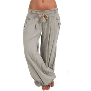 Pantalon fluide femme taille elastiquee sarouel - Cdiscount