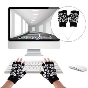 gants chauffants pour les mains enti/ères et demi-mains gants tricot/és pour homme et femme DaMohony Gants chauffants USB
