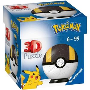 PUZZLE Puzzle 3D Hyper Ball Pokémon 54 pièces - Ravensburger - Enfant 6 ans et plus