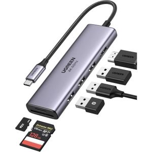 Hub USB Type-C 6en1 UGreen Revodok - Ethernet Gigabit, HDMI 4K