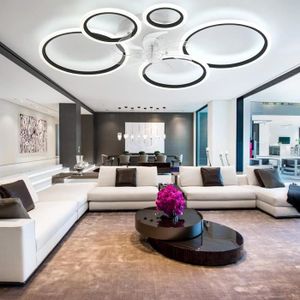 VENTILATEUR DE PLAFOND Ventilateur Plafond avec Lumiere LED Dimmable Et T