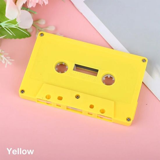 Cassette Audio Vierge 60 Minutes - Bande Magnétique Réenregistrable, Style Rétro, Pour Messages DIY, Musique