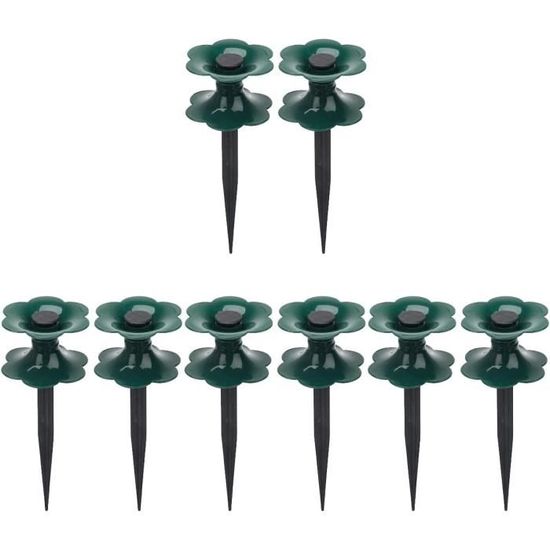 10 Sangles De Tuteurage Pour Arbres - Support Jeunes Plants - Nylon Résistant - Olive - 40cm