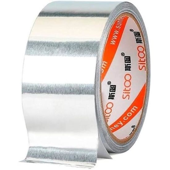 Rouleau Adhésif En Aluminium Doré Résistant à La Chaleur - 10 M X 5 Cm, Pour échappement Et Isolation Thermique - 3