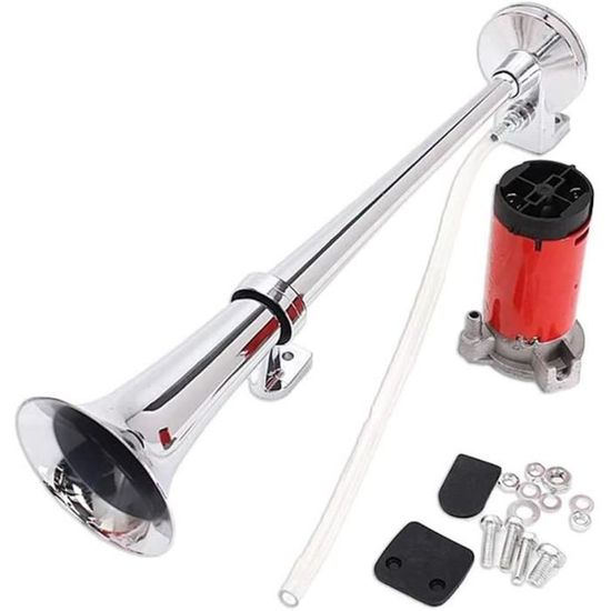 Klaxon à Air Tomotato 12V 150dB - Kit Double Trompette Ultra Fort Pour Camion, 4x4