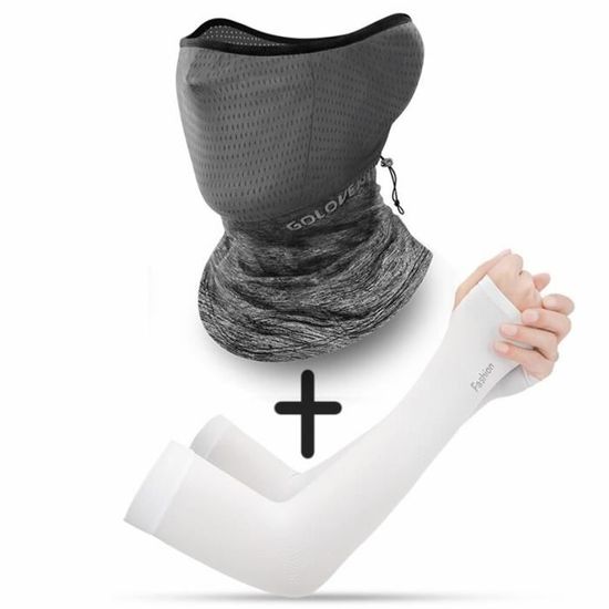 Couvre-visage/cou Polaire SACO Frost Tech - Motif Patriotique étoiles/rayures - Rouge - Neuf