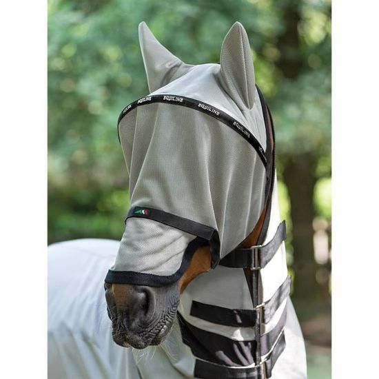 Masque Anti-mouches Pour Cheval Harrison Howard - Gris