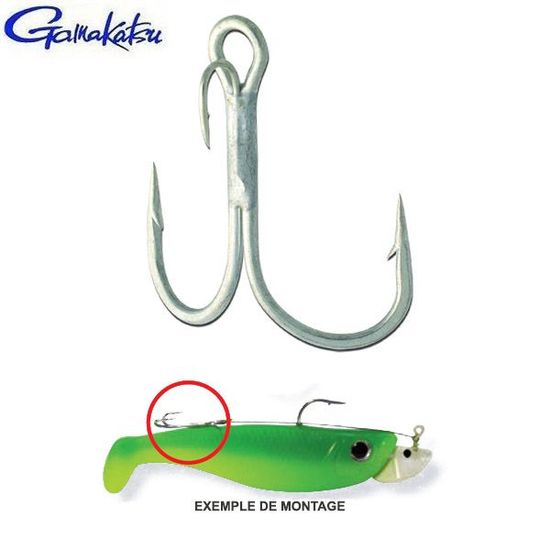 Lot De 2 Paquets Hameçons Gamakatsu Octopus 9/0 - 25 Pièces Par Paquet - Noir
