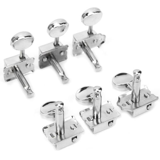 ＡＷＨＡＯ 2 Pièces De Mécanique De Guitare, Chevilles D'accordage Pour Mandolines, Argent