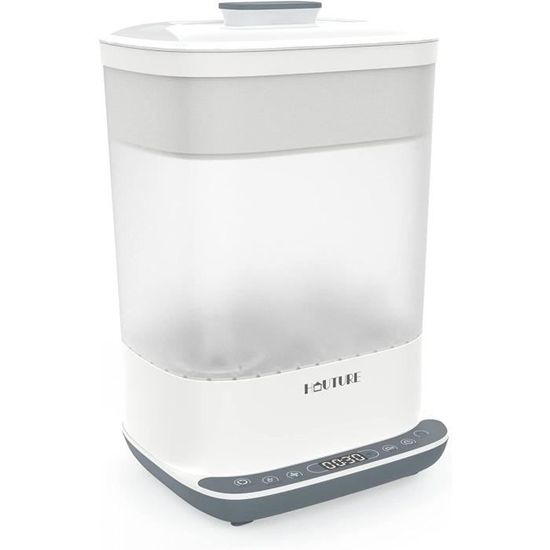 Stérilisateur Biberons Nuvita STERIEASY - Vapeur 6 Biberons En 6 Min - Plateau Inox - Sans BPA
