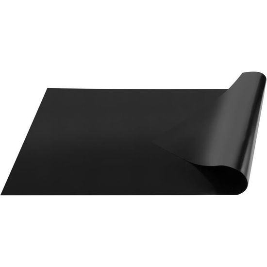 Tapis De Protection Pour Plaque à Induction 52 X 78 Cm - Silicone Résistant à 230°C - Maille Noire Anti-rayures Et Facile à Nettoyer