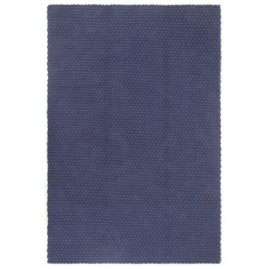 Tapis 300x200 Coton Bleu LINCOLN TWO