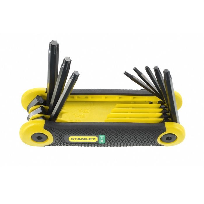 Clé mâle Torx de T9 à T40 STANLEY - 2-69-266 - Jeu de 8 pièces