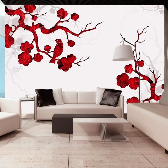 Papier peint - Red bush 150x105