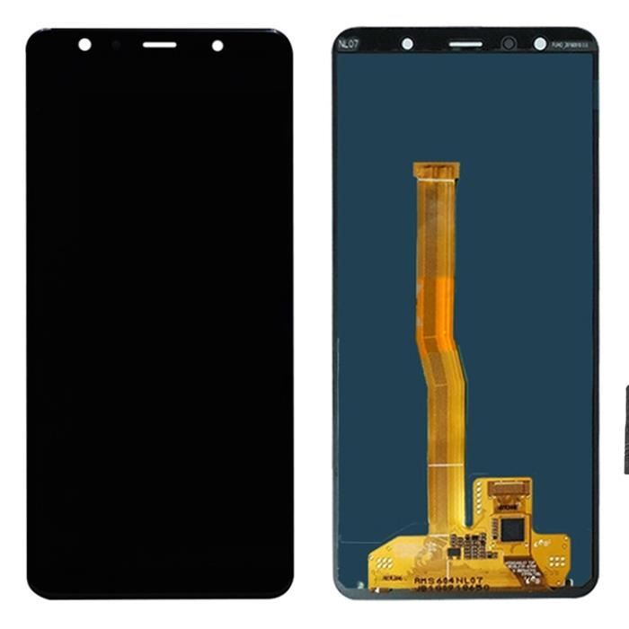 LCD Ecran tactile complet vitre pour Samsung Galaxy A7 2018 A750 luminosité réglable