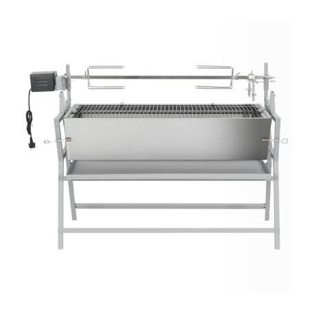 Rôtissoire Broche à rôtir de barbecue en Fer et acier inoxydable Gril d'extérieur Électroménager de cuisine