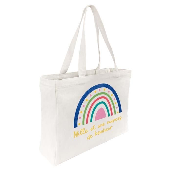 Tote Bag Coton Bonheur - Draeger Paris