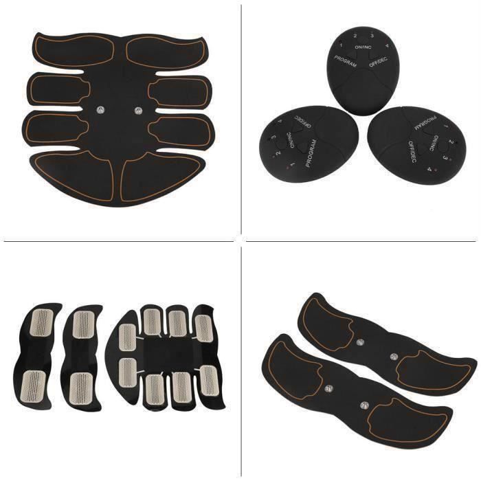 KIN Appareil De Musculation Abdominal Bras Cuisses Ceinture Abdo Fitness Entraînement+Ems Hips Trainer (Batteries Charge)