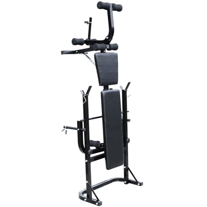 ZOE© Banc de musculation Style Classique - Appareil de musculation Multifonctionnel complet ♕56470