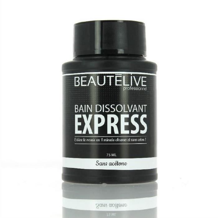 Dissolvant mousse sans acétone 75ml, Beautélive