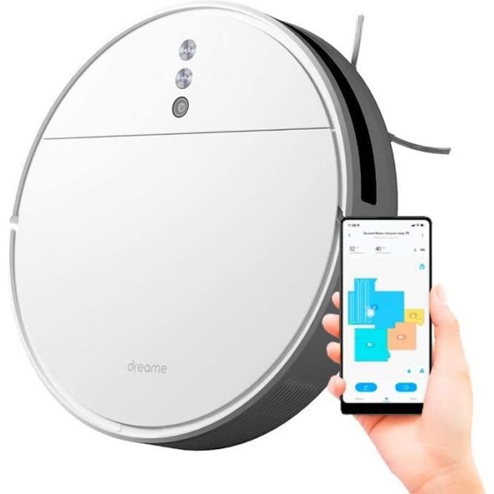 Xiaomi Dreame F9 Aspirateur Robot 2500Pa Puissance d'Aspiration avec Lidar Navigation Intelligente , Durée d'Autonomie de 150min