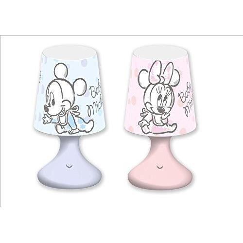 Joy Toy 68026 Mini parasol à LED avec 2 motifs Motif Mickey et Minnie Baby 68026