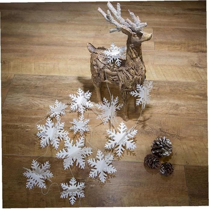 12 pcs - set 3D à la recherche de flocons neige ornements brillants Noël pour décoration vacances