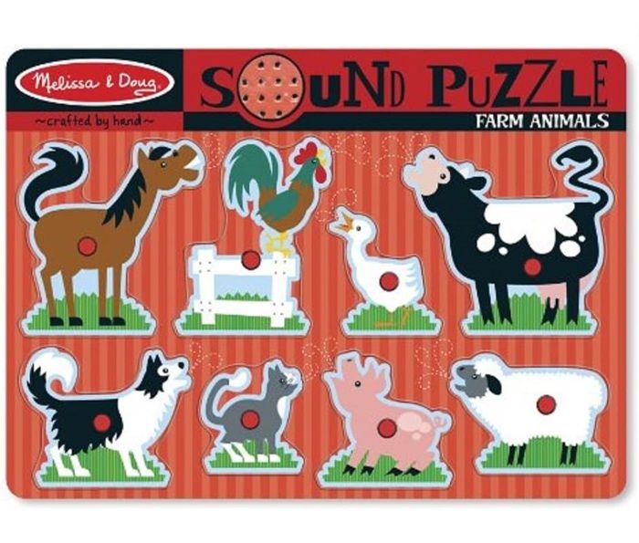 MELISSA & DOUG Puzzle Sonore - Animaux De La Ferme