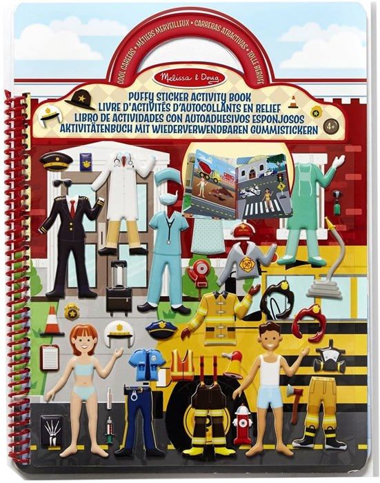 Melissa & Doug Livre d'Autocollants - Métiers Cools