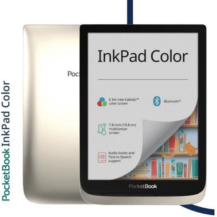 ORDINATEUR PORTABLE ET TABLETTE, E-Book, 6 pouces, PocketBook Pocketbook Inkpad Color
