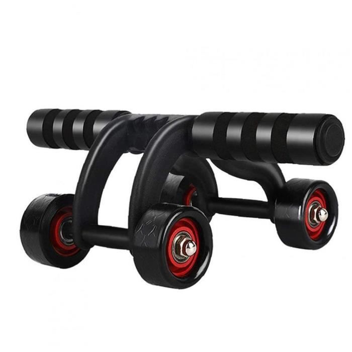 Rouleau Abdomal Rouleau 4 roues AB Muscle Rolier Entraîneur Sports Fitness Equipment