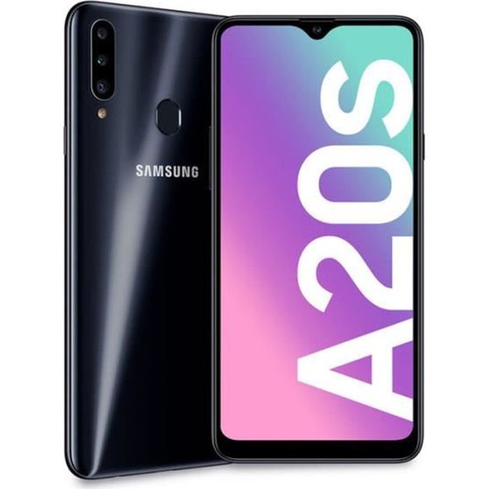 Samsung Galaxy A20S- 32Go, Dual SIM - Noir
