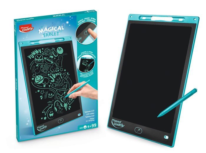 Maped Creativ - Tablette de Dessin avec Grand Ecran et Stylet - Magical Board Maxi - Dès 4 ans