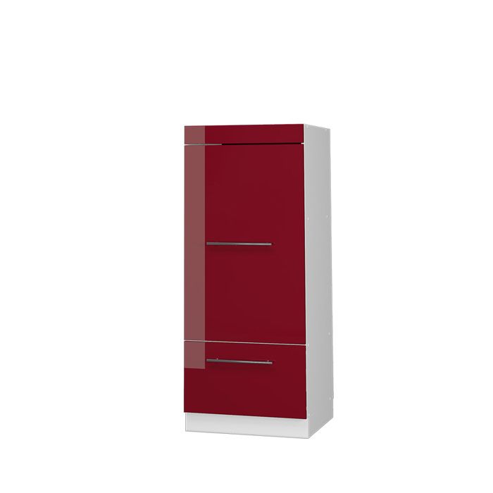 Armoire haute Fame-Line 60cm Rouge bordeaux Haute brillance/Blanc Vicco 38529