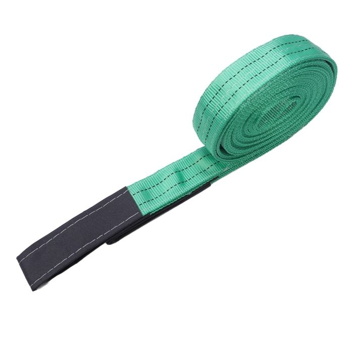 Sangle De Levage Polyester 6 Mètres, Capacité 2 Tonnes - Boucles Renforcées, Pour Construction, Bateau, Gréement