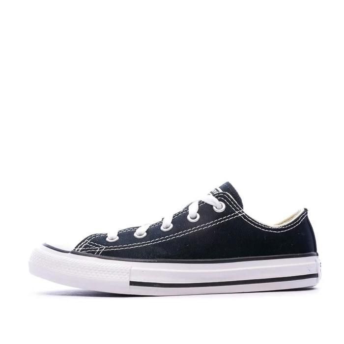 Converse Baskets Noires Enfants Converse All Star OX 3J235C