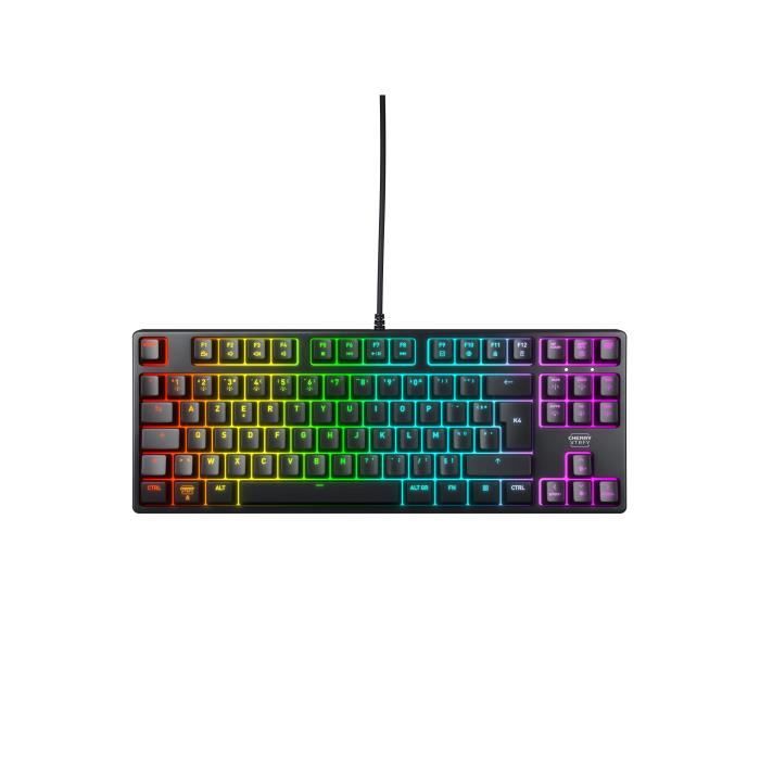 Clavier de gaming mécanique – CHERRY XTRFY K4V2 RGB TKL – Format TKL – Noir