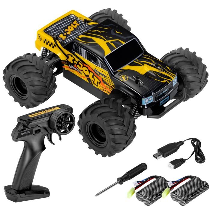 Voiture télécommandée - OVERMAX - X-Jolt - Tout terrain - 20 km/h - 30 min - Échelle 1:20