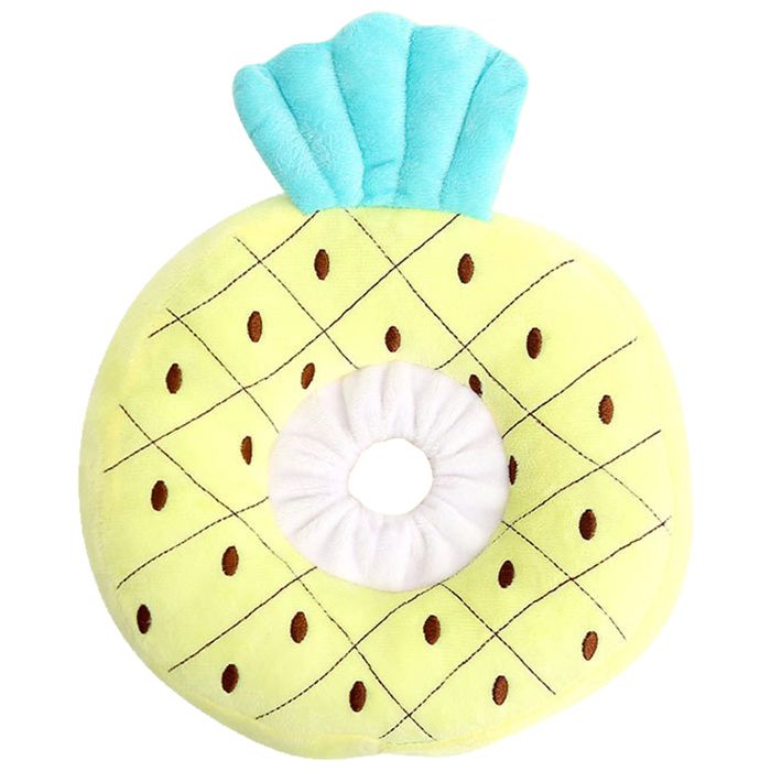 Comparer les prix de Collier de convalescence pour chat réglable doux et mignon avec cônes pour chatons après une opération (ananas)