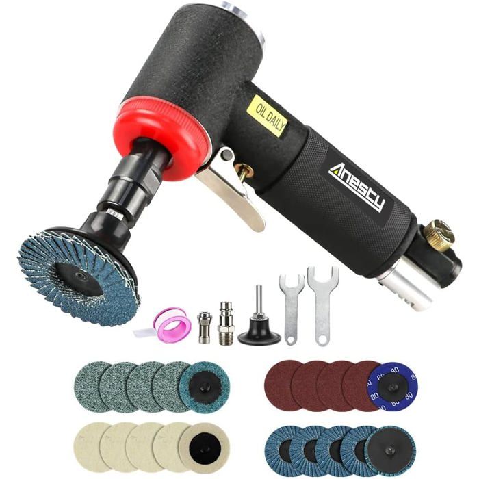 Meuleuse D'Angle Pneumatique 75mm – Outil De Coupe Métal – Air Compressé