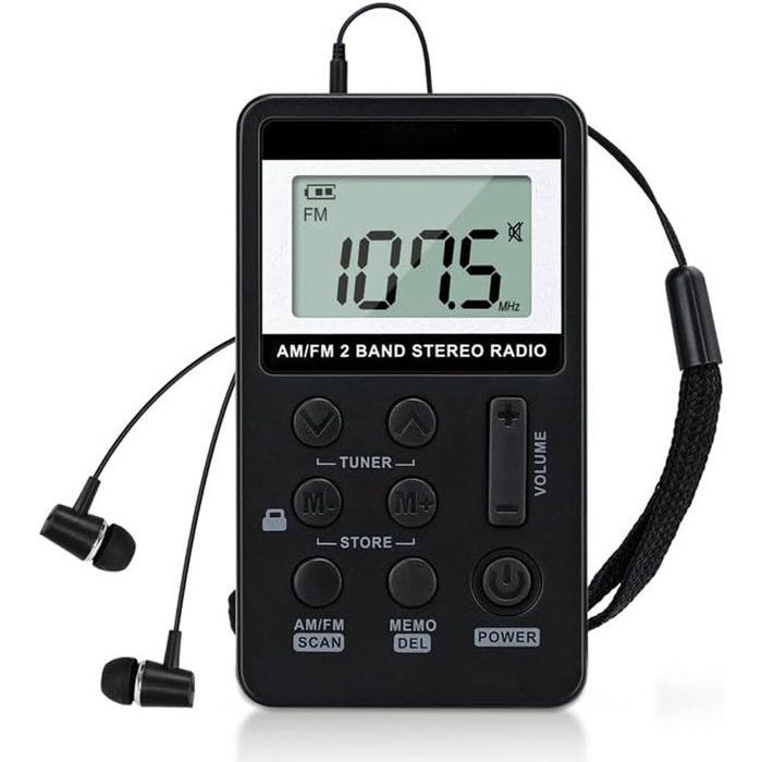 Radio portable numérique - DEMA - AM/FM numérique - Batterie ...