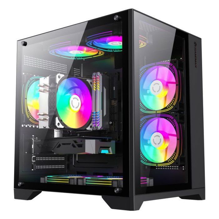Boitier - station pour composant pc Gamemax pc chassis infinity mini bk micro atx