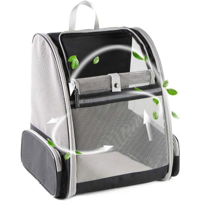 Sac à dos pour animaux - Dimensions 32x29x419 cm - Pour chiens jusquà 7 kg - Pour chats jusquà 8 kg HBCL