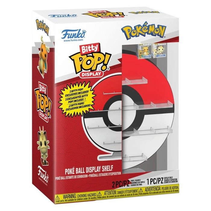 Funko Pokémon Figurines Bitty POP! Display Poké Ball