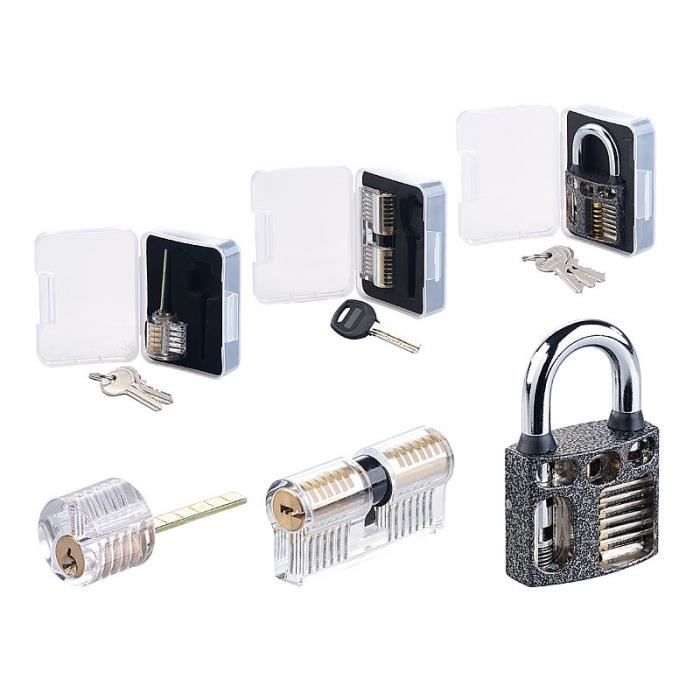 Supplement Pour Kit De Crochetage Avec 2 Serrures Et 1 Cadenas Achat Vente Serrure Verrou Meuble Supplement Pour Kit De Cdiscount