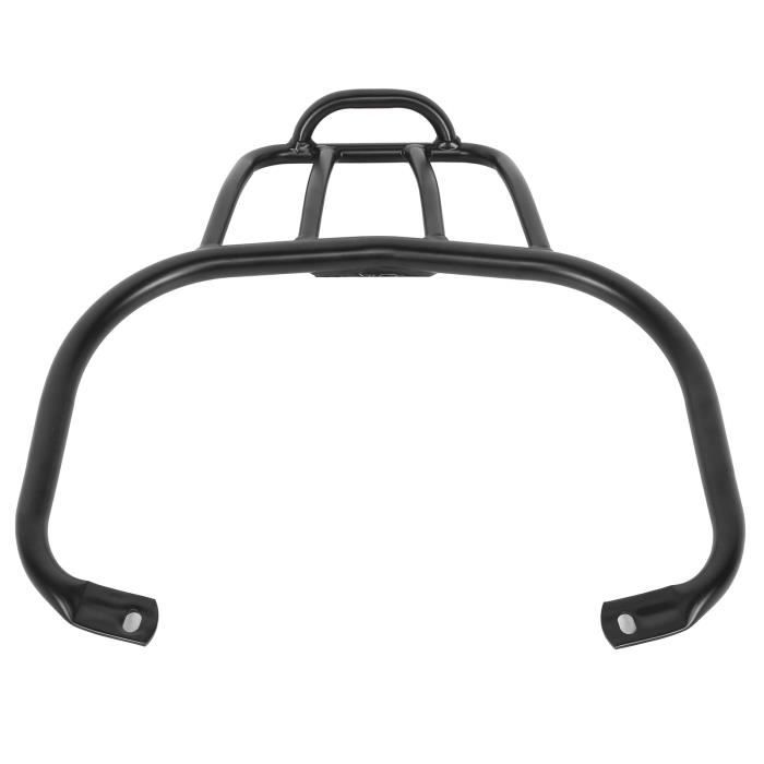 Porte-bagages Arrière Vélo Universel Noir 40x40cm - Support Sac Courses & Voyage