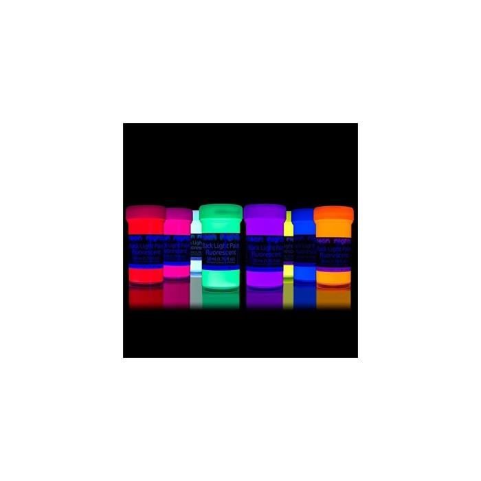 Neon nights 8 x Peinture UV Fluorescente Pour Lumière Noire - Achat / Vente  neon nights 8 x Peinture UV… - Cdiscount